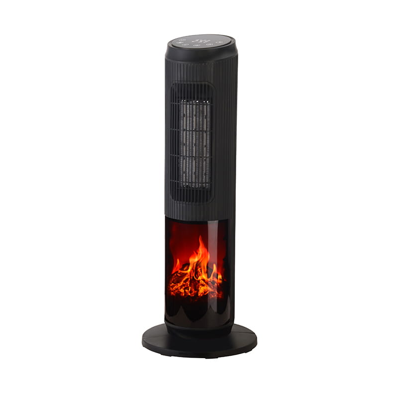 リモートコントロール付きの3D Flame Electricセラミックタワーヒーター