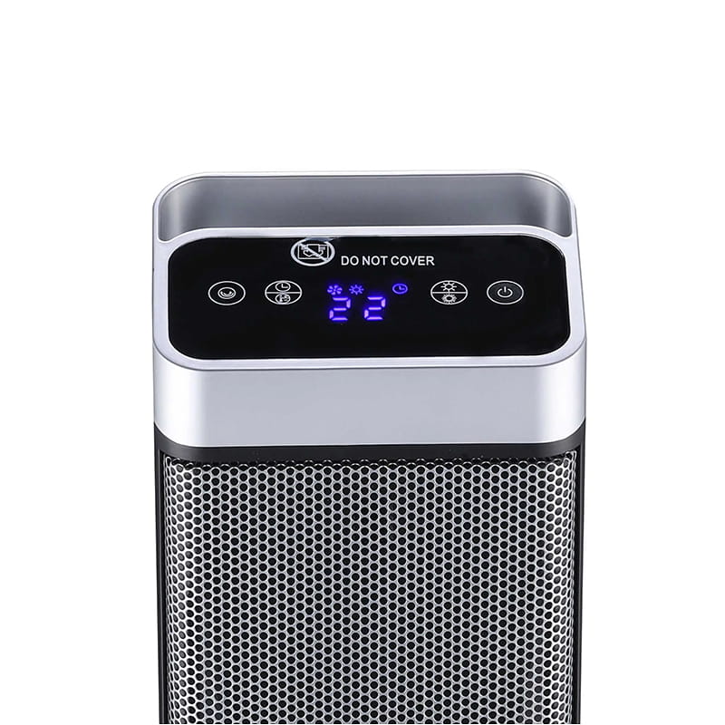 ウルトラ薄いタワーセラミック電気ヒーターブラックとシルバー ウルトラ薄いタワーセラミック電気ヒーターブラックとシルバー